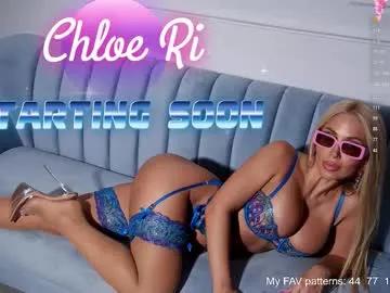 chloe_ri —  // Goal: BOOBS tease at 1k, DROOL on at GOAL // type /menu to play with me! #bigboobs #heels #stockings #lovense #feet