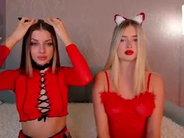 cute18cute — Halloween!!! girls in red want play^^ - Goal: hard  spanks girls^^ [555 tokens left] #teen #young #18 #new #blonde