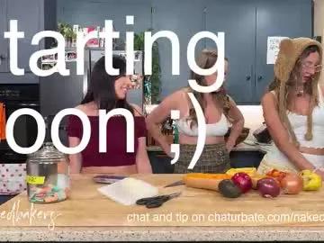 nakedbakers — Titty sucking orgy! (goal 5 of 8) [1718 tokens left] Naked Dinner Party - Fall Risotto and Salad