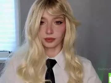sweetuniporn — Welcome to my room!  im back! try 66/100/160/333*(**) // GOAL: show outfit and tease [99 tokens left] #young #18 #blonde #cosplay #shy