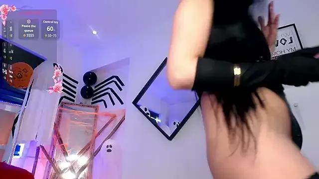 StripChat CinthiaSarat is Freechat CinthiaSarat — Splits Tits + Dildo In Tits