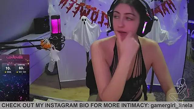 StripChat Gamergirl-Linela is Freechat Gamergirl-Linela — HAPPY HALLOWEEN LINELA